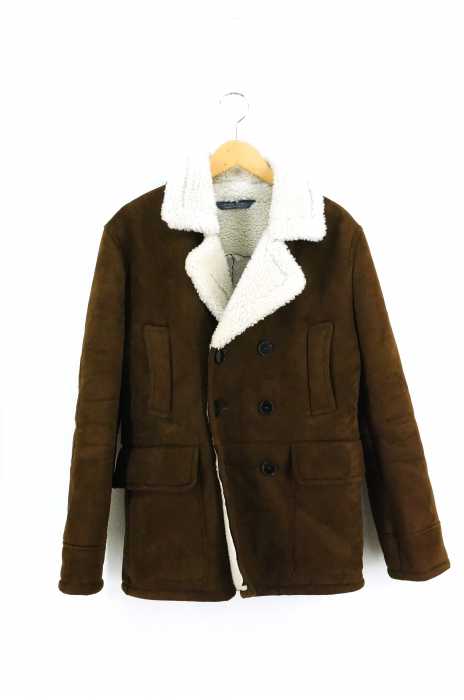 Zara Man ザラマン ダブル 内ボアフェイクムートンジャケット メンズ アウター ブランド古着買取販売バズストア