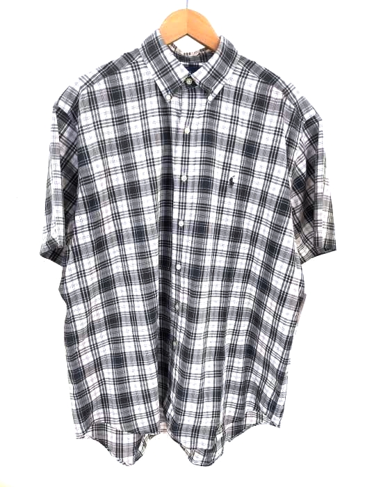 RALPH LAUREN(ラルフローレン) チェック柄 ボタンダウン半袖シャツ メンズ トップス