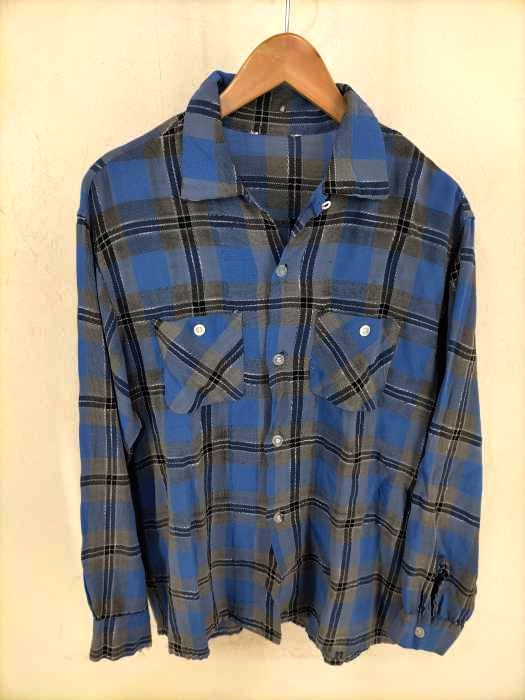 USED古着（ユーズドフルギ） 50年代 チェック柄シャツ メンズ トップス