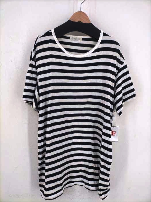 Yohji Yamamoto POUR HOMME（ヨウジヤマモトプールオム） 18SS Border Staff T-Shirt メンズ トップス