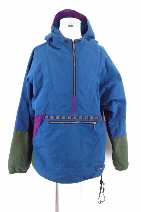 L.L.Bean (エルエルビーン) ナイロンハーフジップアノラックパーカー メンズ アウター