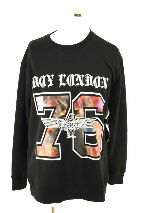 BOY LONDON （ボーイロンドン） EST 76 SWEAT　ナンバープリントスウェットトップス メンズ トップス