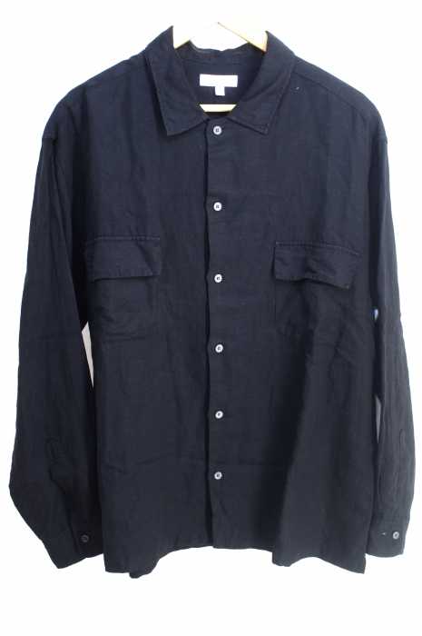 BEAUTY & YOUTH UNITED ARROWS (ビューティーアンドユースユナイテッドアローズ) 麻混オープンカラーシャツ 開襟 メンズ トップス