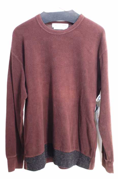 COMME des GARCONS SHIRT（コムデギャルソンシャツ） リブチェック切替ニット メンズ トップス