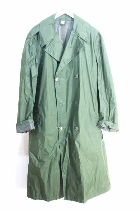 USED古着  （ユーズドフルギ） 75年製 GREEN SHADE M-2 ラバーコーティング ナイロン レインコート メンズ アウター