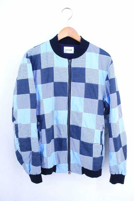 CAL O LINE(キャルオーライン) 17SS コットンパッチワークブルゾン メンズ アウター