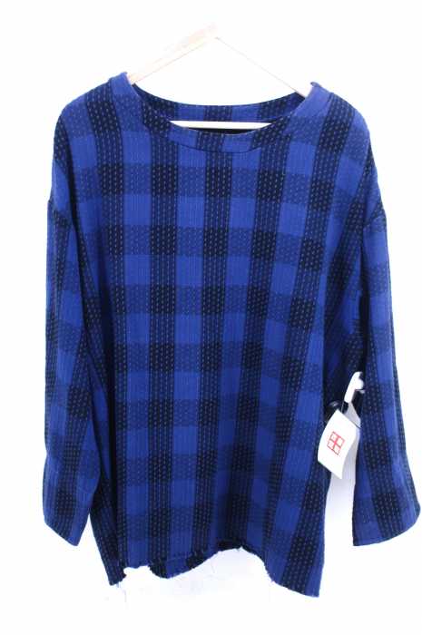 SASQUATCHfabrix. （サスクワァッチファブリックス） SASHIKO BLOCK CHECK SMOCK メンズ トップス