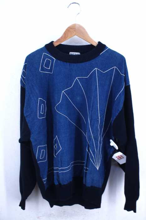 Paul Smith （ポールスミス） 切替デザインステッチリネンニット メンズ トップス