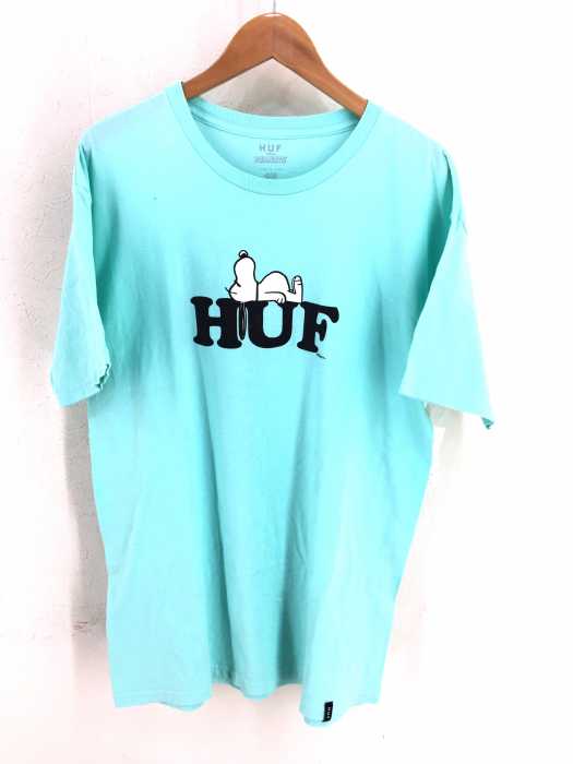 HUF × PEANUTS（ハフ ピーナッツ） ロゴプリントTシャツ メンズ トップス