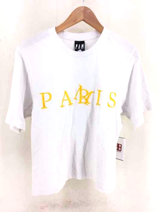PAM（パム） ロゴ刺繍クルーネックTシャツ レディース トップス