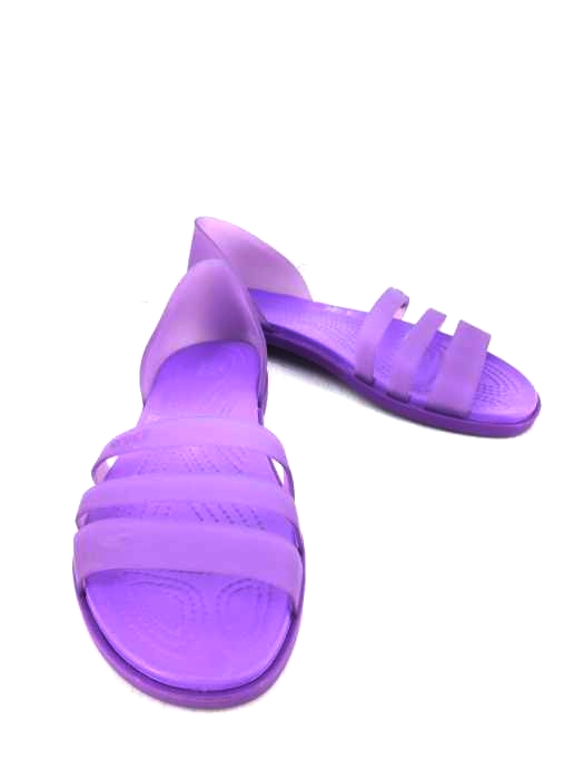 crocs（クロックス） 別注 TULUM OPEN FLAT オープントゥ サンダル レディース シューズ