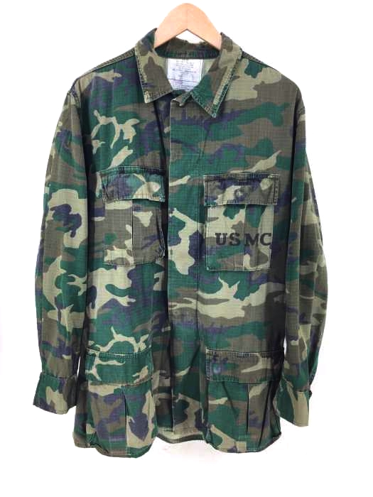 USMC（フルギ） Vanderbilt Shirt Co 80年代 81年製 カモ柄 シャツジャケット メンズ アウター