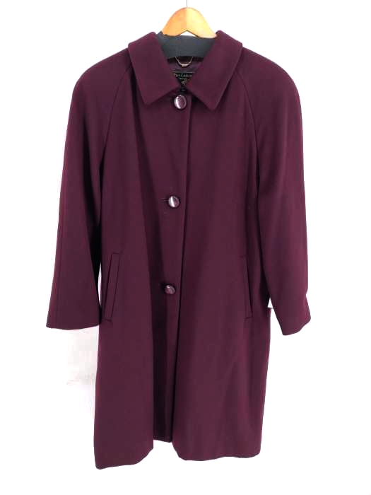 pure cashmere（ピュア カシミヤ） カシミヤステンカラーコート レディース アウター
