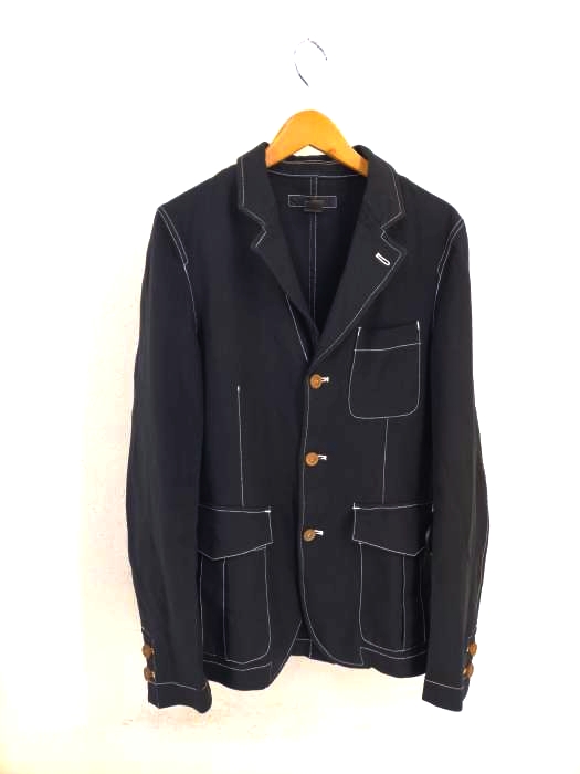 COMME des GARCONS SHIRT（コムデギャルソンシャツ） 16AW Polyester Gabardine Plain with Contrasted Workstiches Jacket メンズ アウター