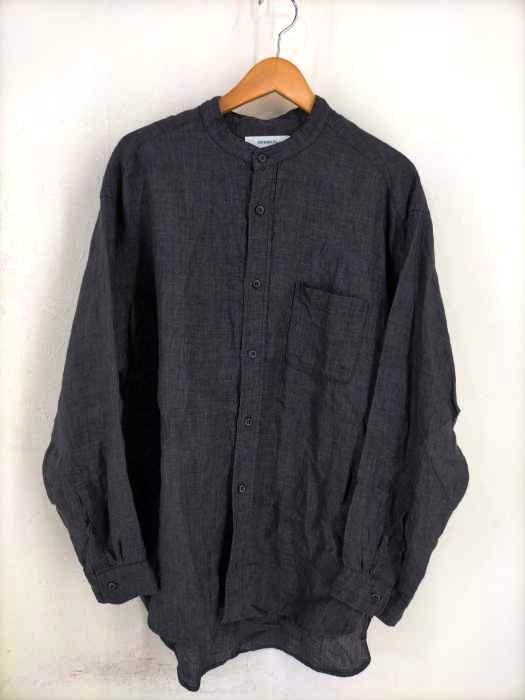 Johnbull（ジョンブル） 21SS バンドカラーリネンシャツ メンズ トップス