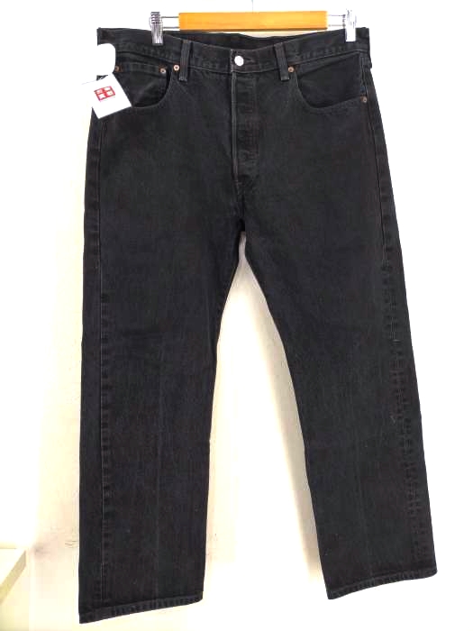 Levi‘s（リーバイス） 501 ボタンフライ 黒デニムパンツ メンズ パンツ