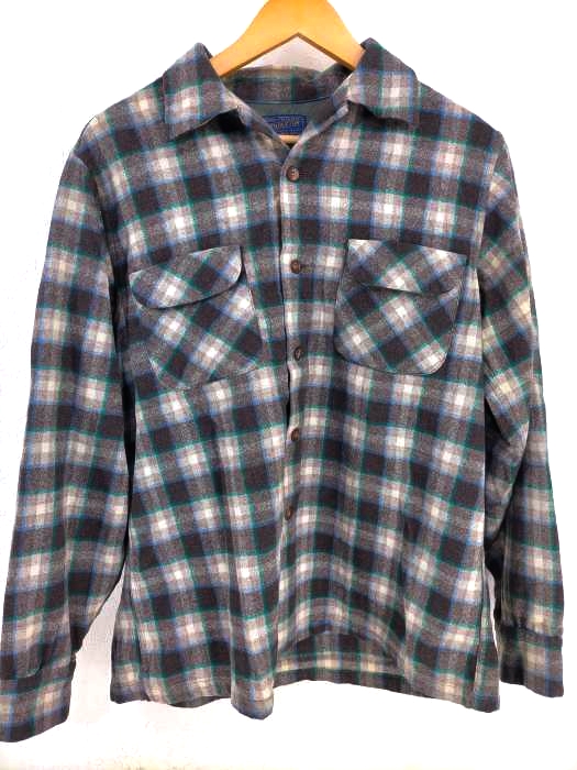 PENDLETON（ペンドルトン） 50s 開襟ウールチェック柄シャツ メンズ トップス