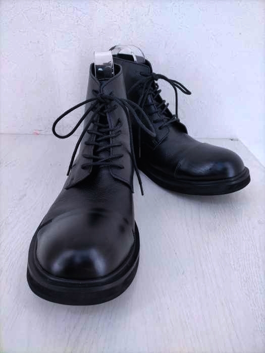 USED古着(ユーズドフルギ) キャップトゥ バックジップアップブーツ メンズ シューズ