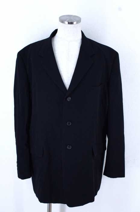Yohji Yamamoto POUR HOMME （ヨウジヤマモトプールオム） オーバーサイズウールギャバジン3Bテーラードジャケット メンズ アウター