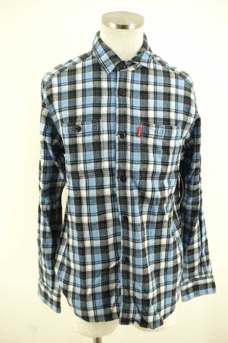 STUSSY （ステューシー） チェック柄ボタンネルシャツ メンズ トップス