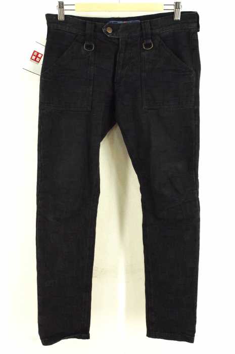 BLACK MEANS （ブラックミーンズ） patchwork denim skinny pants メンズ パンツ