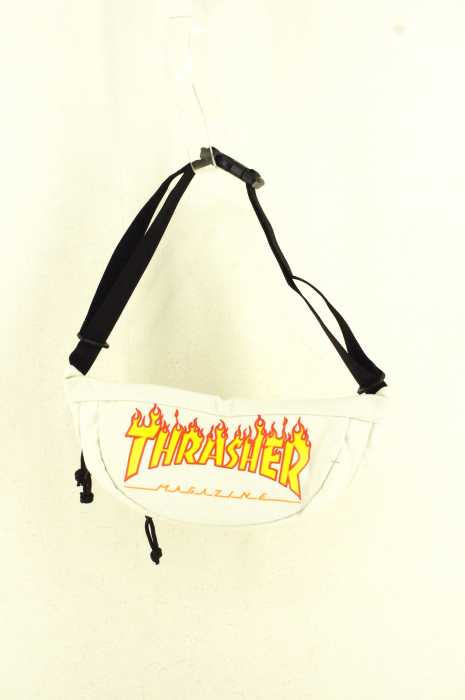 THRASHER （スラッシャー） ファイヤーフレイム ボディーバッグ ウエストポーチ メンズ バッグ