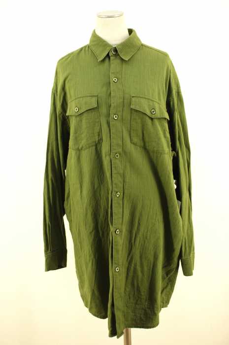 SLY (スライ) SOFT MILITARY LONG SH ロングシャツ レディース トップス