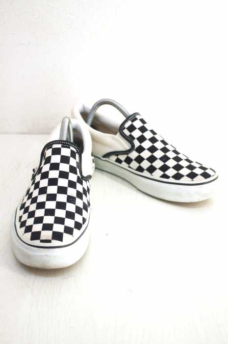 VANS （バンズ ） チェッカー柄スリッポン メンズ シューズ