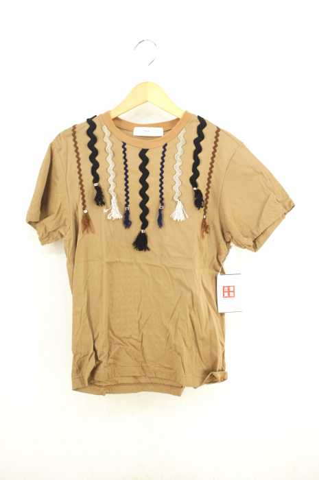 TOGA PULLA （トーガプルラ） テープデザインTシャツ レディース トップス