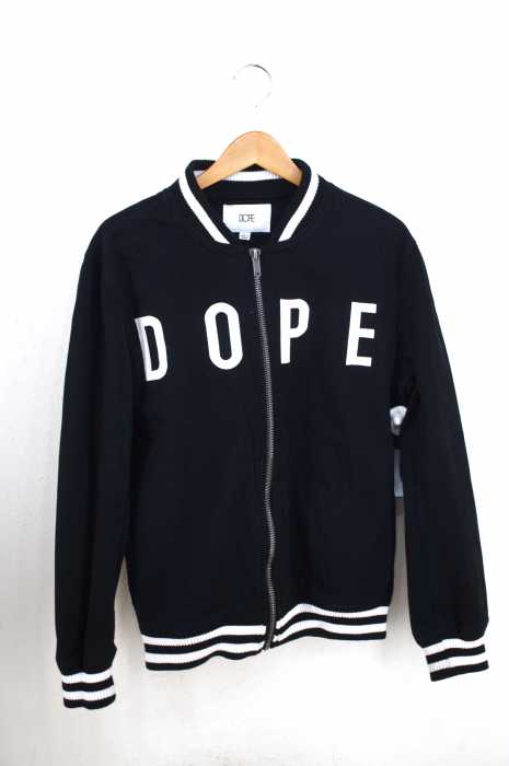 DOPE (ドープ) ロゴ刺繍コットンブルゾン メンズ アウター