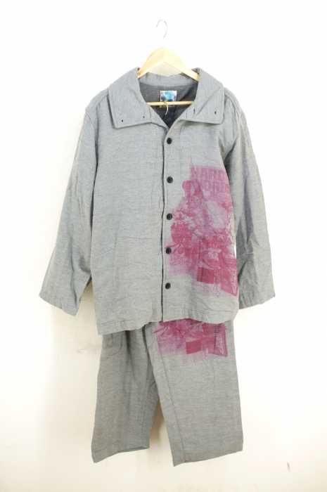bodysong.（ボディソング） edenworks bedroom グラフィックプリント スウェットジャケット×パンツ パジャマセットアップ レディース セットアップ