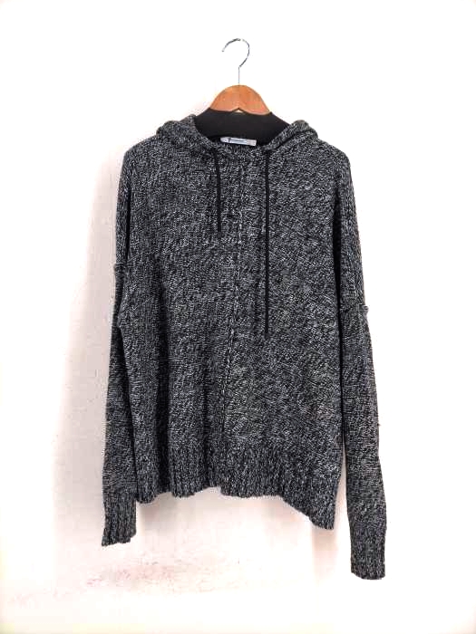 T by Alexander Wang(ティーバイアレキサンダーワン) ニット地 プルオーバーパーカー メンズ トップス