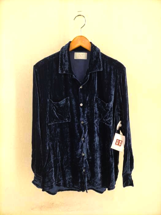 7x7(セブンバイセブン) 16AW ベルベットシャツ メンズ トップス