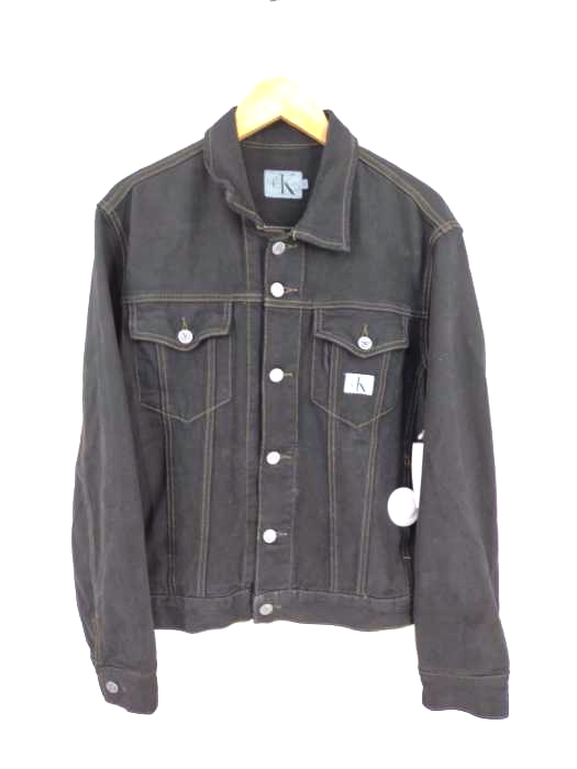 Calvin Klein Jeans（カルバンクラインジーンズ） 製品染 デニムトラッカージャケット メンズ アウター