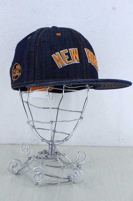 NEW ERA (ニューエラ) NEWYORKロゴ刺繍デニムBBキャップ メンズ 帽子