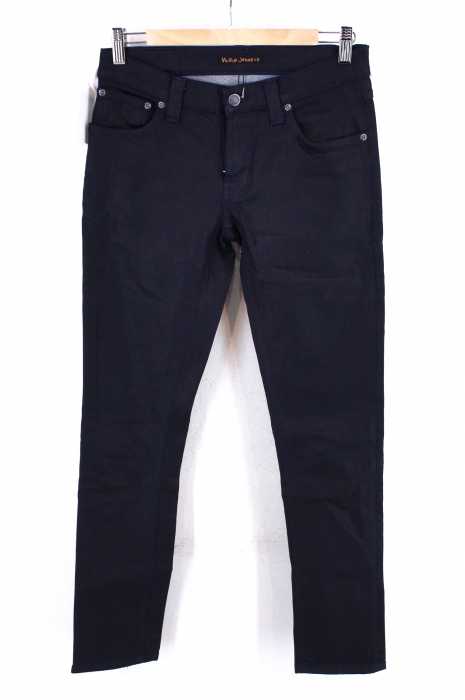 Nudie Jeans(ヌーディージーンズ) TIGHT LONG JOHN 加工スキニーデニムパンツ メンズ パンツ