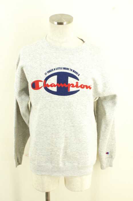 Champion （チャンピオン） プリントクル－ネックスウェット メンズ トップス