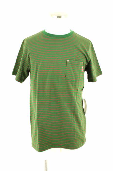 STUSSY (ステューシー) ボーダーポケットTシャツ レディース トップス