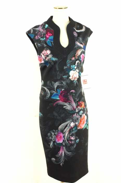 Ted Baker London (テッドベイカー) 花柄変形ネックワンピース レディース ワンピース