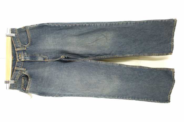POLO JEANS COMPANY RALPH LAUREN （ポロジーンズカンパニーラルフローレン） WIDE LEG JEAN ワイドシルエットダメージ加工 レディース パンツ