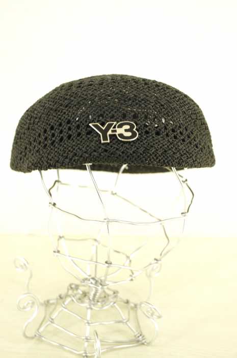 Y-3 (ワイスリー) プレートロゴ入りハンチングキャップ メンズ 帽子