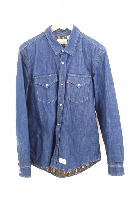 SUPREME×Levi's（） 13AW  裏地キルティングウエスタンデニムシャツ メンズ トップス