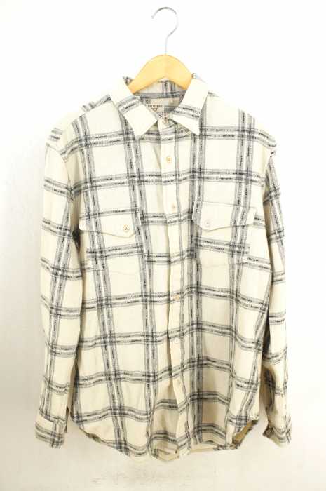 Levi's VintageClothing （リーバイスヴィンテージクロージング） 50s復刻 防縮加工 チェックネルシャツ ショートホーンタグ メンズ トップス