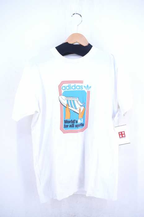 adidas （アディダス） スニーカープリントTシャツ メンズ トップス