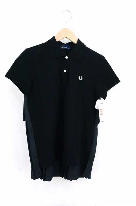 FRED PERRY (フレッドペリー) 19SS PLEAT BACK PIQUE SHIRT バックプリーツポロシャツ レディース トップス