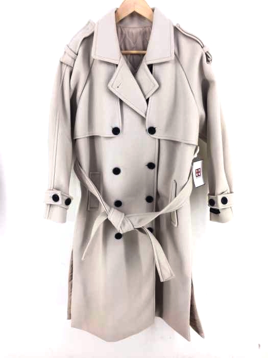 USED古着（ユーズドフルギ） ウール 袖ベルトコート made in korea  