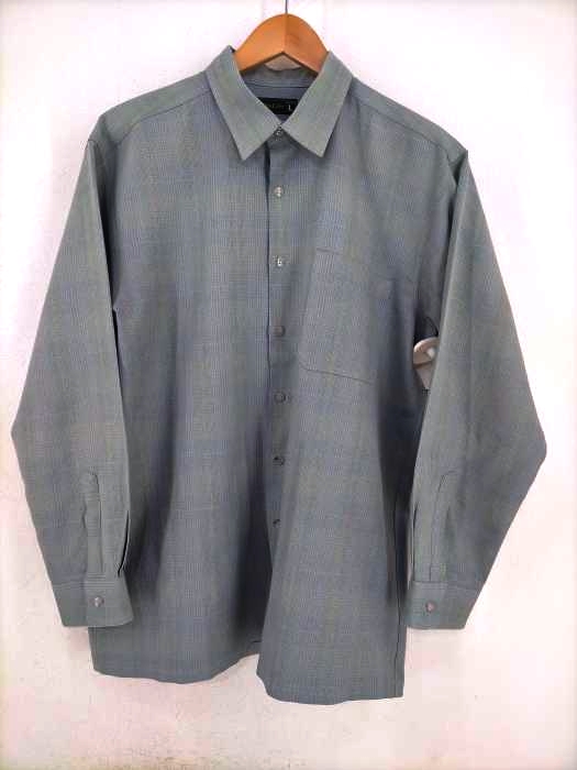 USED古着(ユーズドフルギ) ボックスヘムチェック柄シャツ メンズ トップス