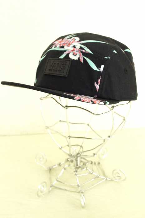 VANS （バンズ） 花柄ボックスロゴキャップ メンズ 帽子
