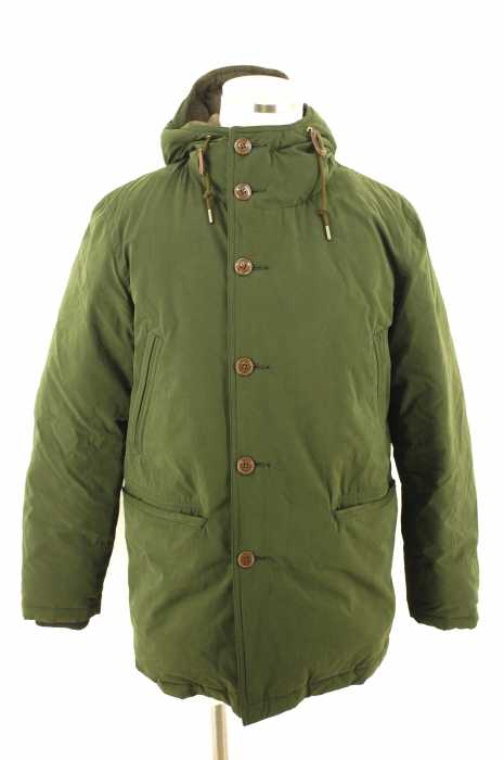 UNITED ARROWS green label relaxing (ユナイテッドアローズグリーンレーベルリラクシング) BC GENUIN GARMENT MILI フード ダウン メンズ アウター