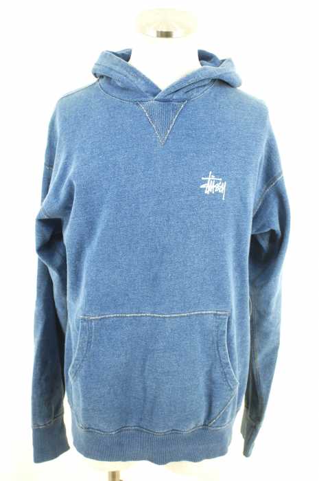STUSSY （ステューシー） インデイゴ染プルオーバーパーカー メンズ トップス